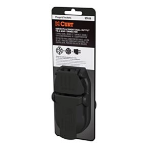 CURT OEM Replacement Dual-Output Vehicle-Side 7-Pin, 4-Pin Connectors, Plugs into Any USCAR Socket, Packaged #57020