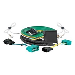 CURT 58971 Custom Towed-Vehicle RV Wiring Harness for Dinghy Towing, Fits Select Chevrolet Equinox without LED Taillights