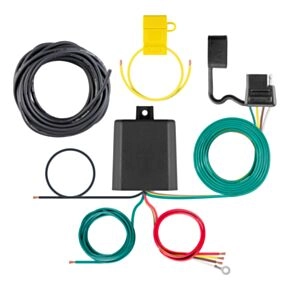CURT Weather-Resistant Multi-Function Splice-in Trailer Tail Light Converter Kit, 4-Pin Wiring Harness #59236