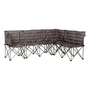 Lippert Campfire Folding Sectional Couch - Dark Grey
