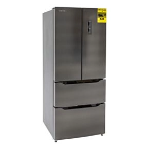 Everchill® by Furrion RV Refrigerator - 110V, 16.2 cu. ft., 4 French Doors, Darker Stainless Steel #SRM-418CB-C