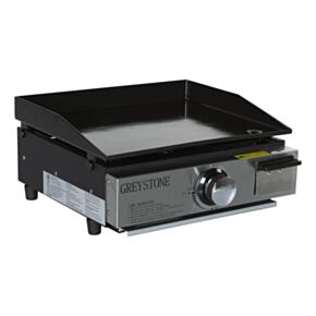 Greystone 17&quot; Griddle/Grill Combo with Enamel Steel Cooking Plate &amp; Grill Grate - 15,000 BTU LP Gas #BC1715D