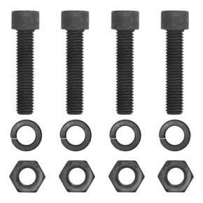 CURT Pintle Mount Hardware Kit (1/2&quot;, Grade 8, Black) #48334