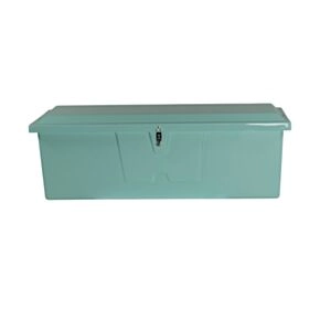 Taylor Made Stow N’ Go Standard Fiberglass Dock Box, Medium (24&quot;H X 72&quot;W X 23&quot;D), Seafoam Green #83552SF