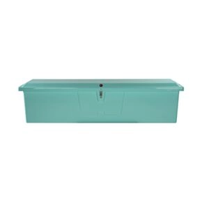 Taylor Made Stow N’ Go Fisherman’s Fiberglass Dock Box, Extra Large (24&quot;H X 95&quot;W X 22&quot;D), Seafoam Green #83560SF