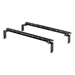 CURT Universal 5th Wheel Base Rails, 25K (Gloss Black) #16100