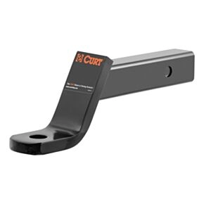 CURT 45860 Class 3 Trailer Hitch Ball Mount, Imported, Fits 2-Inch Receiver, 7,500 lbs, 1-Inch Hole, 4-Inch Drop, 2-Inch Rise #45860