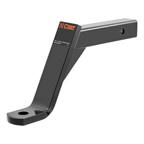 CURT 45891 Class 3 Trailer Hitch Ball Mount, Imported, Fits 2-Inch Receiver, 5,000 lbs, 1-Inch Hole, 8-Inch Drop #45891