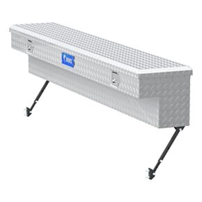 UWS EC30131-MK2 72-Inch Heavy-Wall Aluminum Truck Side Tool Box, RigidCore Lid, Space-Saving Legs
