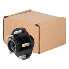 Lippert Idler Hub with Races &amp; Wheel Studs - 2,200-lb. Axles, 5 on 4-1/2&quot; Bolt Pattern, 1/2&quot; Stud Size #2024029105