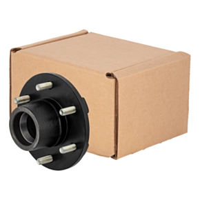 Lippert Idler Hub with Races &amp; Wheel Studs - 6,000-lb. Axles, 6 on 5-1/2&quot; Bolt Pattern, 1/2&quot; Stud Size #2024029108