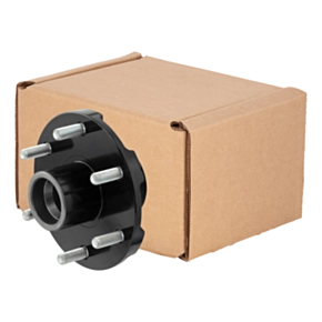 Lippert Idler Hub with Races &amp; Wheel Studs - 4,400-lb. Axles, 6 on 5-1/2&quot; Bolt Pattern, 1/2&quot; Stud Size #2024029110