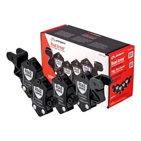 Lippert Road Armor™ Shock-Absorbing Trailer Equalizer Short Triple Axle Kit for 3,500-8,000-lb. Axles (Two Pairs) #2024115697