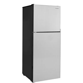 Furrion RV Refrigerator - 12V, 10.6 cu. ft., Stainless Steel Glass Finish, Left Hinge #FCR11DCGTA-SG-LHH-B