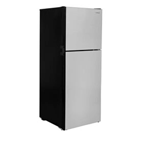 Furrion RV Refrigerator - 12V, 10.6 cu. ft., Stainless Steel Glass Finish, Right Hinge #FCR11DCGTA-SG-RHH-B