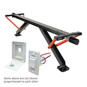 Lippert PSX1® High-Speed RV Power Stabilizer Jack System with White Switch Kit &amp; Switch Hatch Box #2025012487