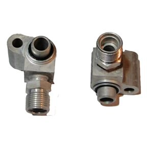 Fitting, Tee, GM &quot;Peanut&quot; x #10 MIO, Flat, Side Tee (Accumulator) #313478