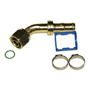 Fitting, Clip-Lok, 45 Deg, 5/8 FO x #12 Hose #313526