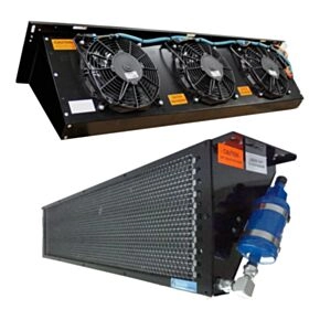 Condenser, SMC3L, (3) 10&quot; Fans, Micro Channel, 12Vdc, Black Screen, Std Install #301795-01