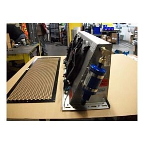 Condenser, SMC2S, (2) 10&quot; Fans, Micro Channel, 12Vdc, Stainless Steel, Black Screen, Std Install #301803-01