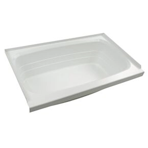 Bathtub with Center Drain; 24" x 40", White