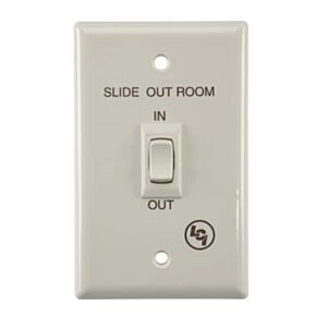 Lippert In-Wall® Interior In/Out Switch for RV Slide-Outs - Almond #225487