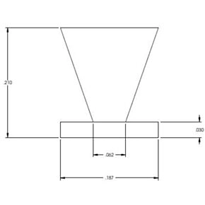 Pile Weatherstrip - Gray (0.187 X 0.210)