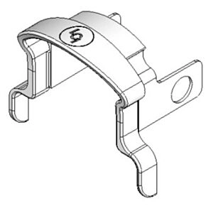 Solera Awning Outer Lever Arm Cap - White #260555