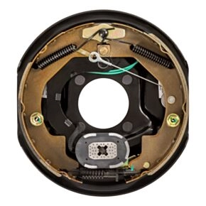 Lippert Forward Self-Adjusting Trailer Brake Assembly - 10&quot; x 2-1/4&quot; Brake Size, 4-Bolt, 3,500-lb. Axles, Left (Driver) Side #296649