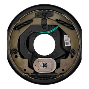 Lippert Electric Trailer Brake Assembly - 10&quot; x 2-1/4&quot; Brake Size, 4-Bolt, 3,500-lb. Axles, Left (Driver) Side #297956