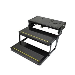 Kwikee 32 Series Double Tread Electric RV Step Assembly - Standard Drive Operation, Power Switch Kit