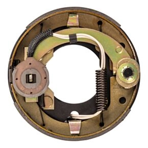 Lippert Electric Trailer Brake Assembly - 7&quot; x 1-1/4&quot; Brake Size, 4-Bolt, 2,200-lb. Axles, Left (Driver) Side #389875