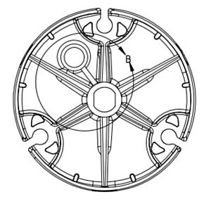 Solera Power Awning End Cap - White #423750