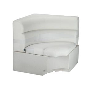 Taylor Made 32&quot; x 32&quot; Square Corner Pontoon Seat - White #674632