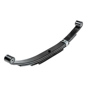 Lippert Trailer Double-Eye Leaf Spring - 2,600-lb. Spring Capacity, 4-Leaf, 1-3/4&quot; Wide x 25-1/4&quot; Long Eye-to-Eye Unloaded #702095
