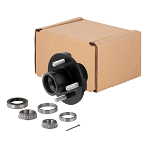 Lippert Idler Hub with Bearing Kit (Not Installed) - 2,200-lb. Axles, 4 on 4&quot; Bolt Pattern, 1/2&quot; Stud Size #814206