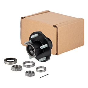 Lippert Idler Hub with Bearing Kit (Not Installed) - 2,200-lb. Axles, 5 on 4-1/2&quot; Bolt Pattern, 1/2&quot; Stud Size #814207