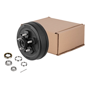 Lippert 10&quot; Brake Hub with Bearing Kit (Not Installed) - 3,500-lb. Axles, 5 on 4-1/2&quot; Bolt Pattern, 1/2&quot; Stud Size #814210