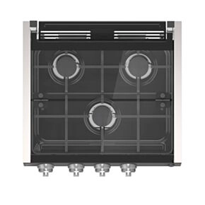 Furrion 3-Burner Gas RV Cooktop with Glass Cover - 20&quot;