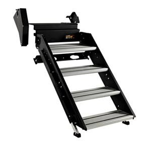 Lippert Solid Step® 4.0 Premium RV Steps with Lift Assist - Quad