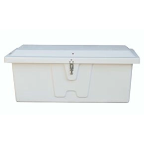 Taylor Made Stow N’ Go Low-Profile Fiberglass Dock Box, White