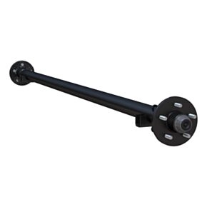 Lippert 3,500-lb. Spring Idler Trailer Axle - Straight Spindle, No Brakes, 95/80, 5-Lug