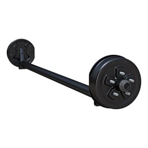 Lippert 3,500-lb. Spring Trailer Axle - Drop Spindle, Electric Brakes, 85/70, 5-Lug