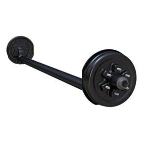 Lippert 5,200-lb. Spring Trailer Axle - Drop Spindle, Electric Brakes, 95/78, 6-Lug