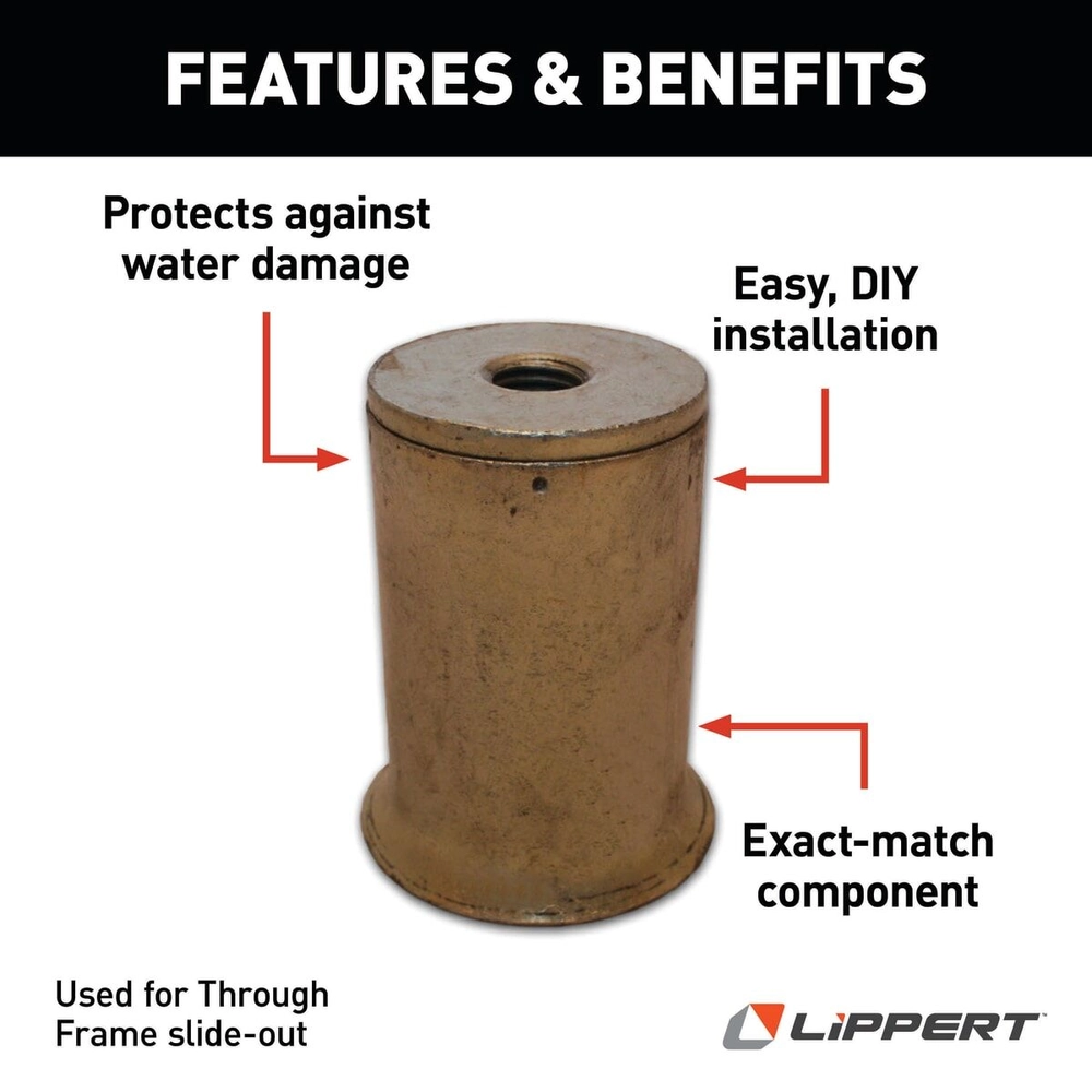 Lippert RV Slide-Out Stop Can Assembly #122840 | Lippert