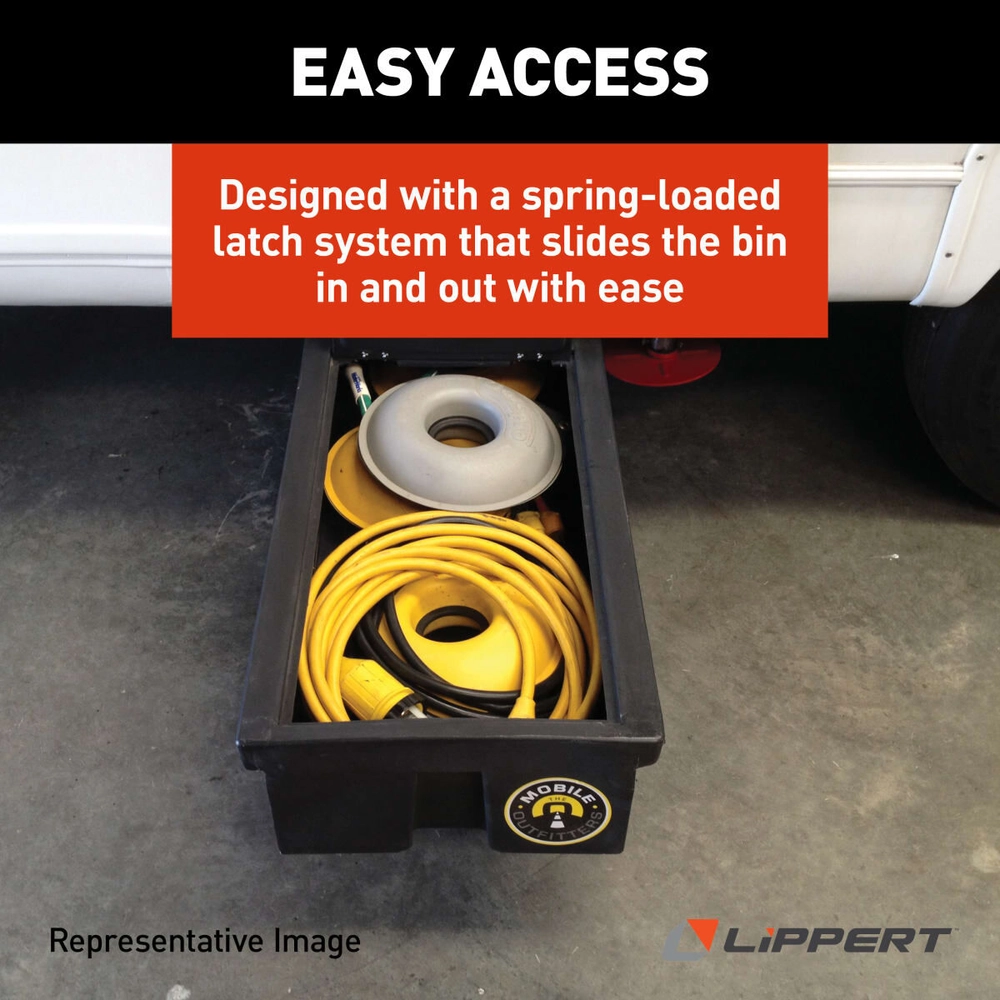 Lippert RV Underchassis Standard Double Bin Storage System with