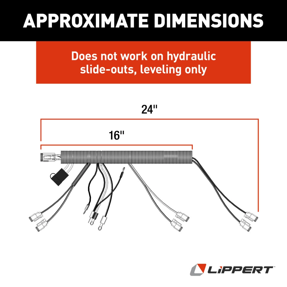 Lippert Deutsch 4-Jack RV Leveling Pump Harness #178373 | Lippert