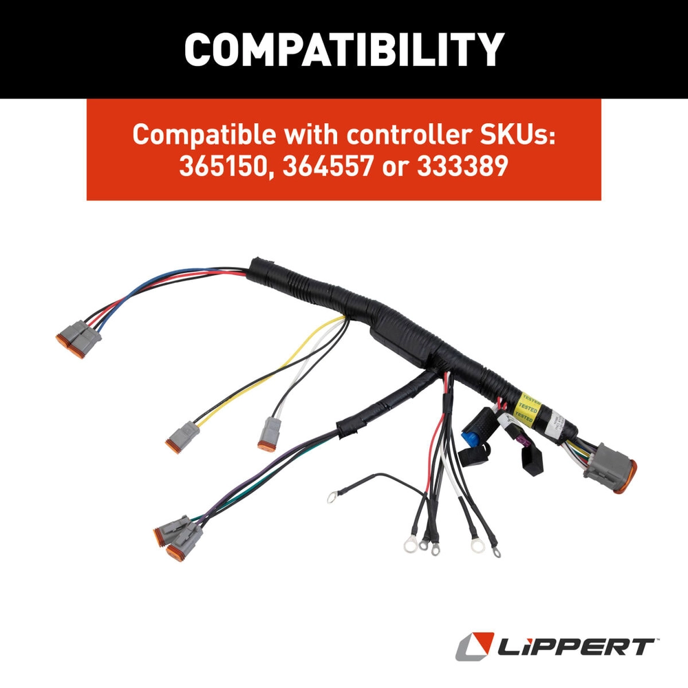 シャワーズVMAXCSRPSA10 Lippert Deutsch 4-Jack RV Leveling Pump Harness #178373 | Lippert