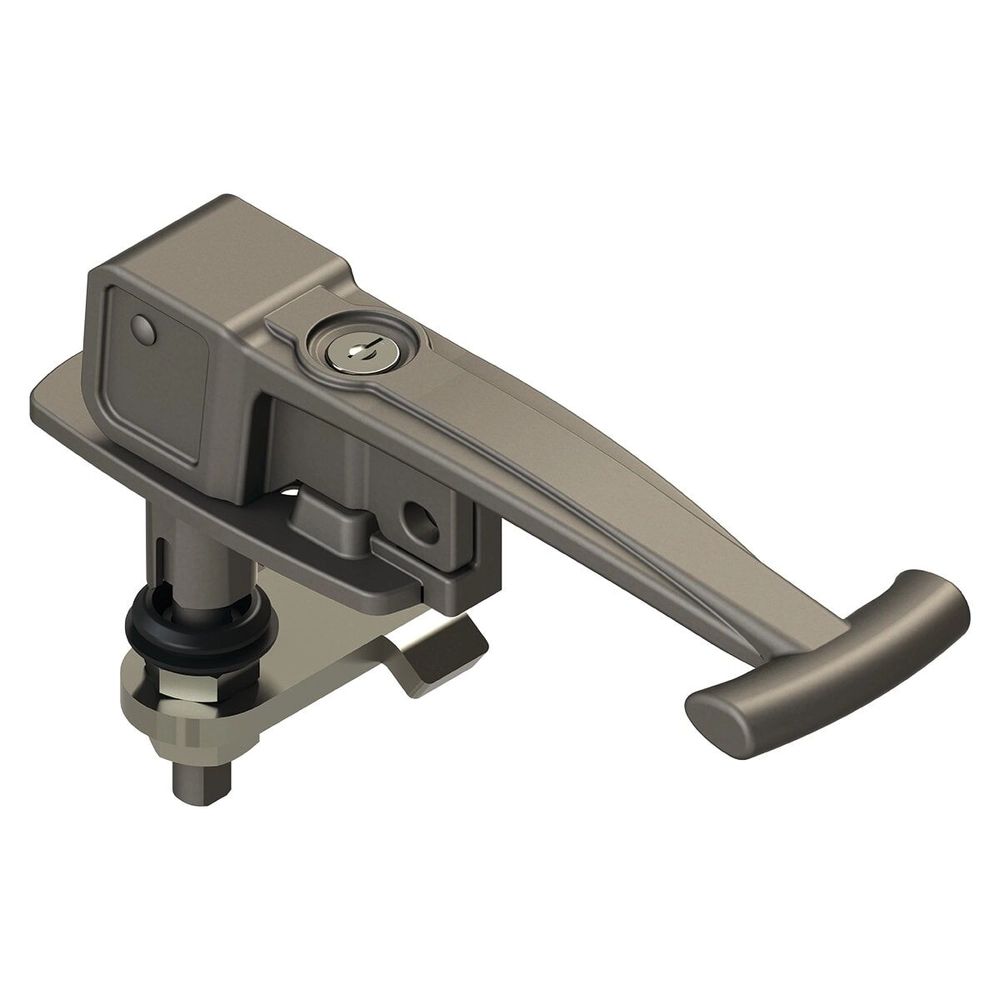 Lippert Compression Latch with Key Locking Plug - Silver #180753