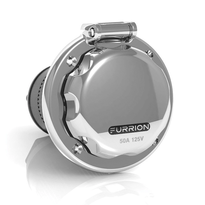 Furrion Powersmart™ Inlet - 50A, 125/250V, Stainless Steel #F52INS